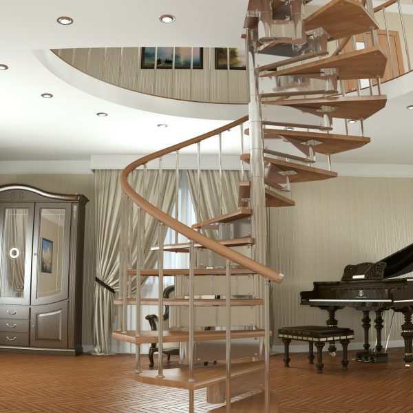 Модульная лестница последнего поколения на 2 этаж