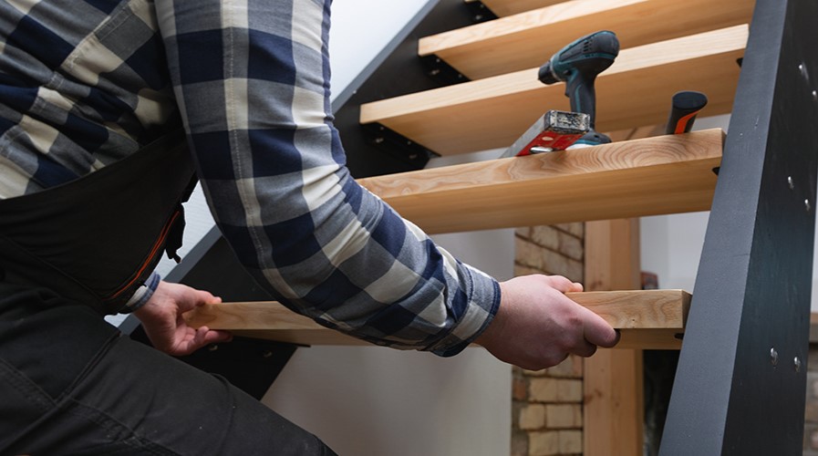 Новое видео монтажа модульной лестницы