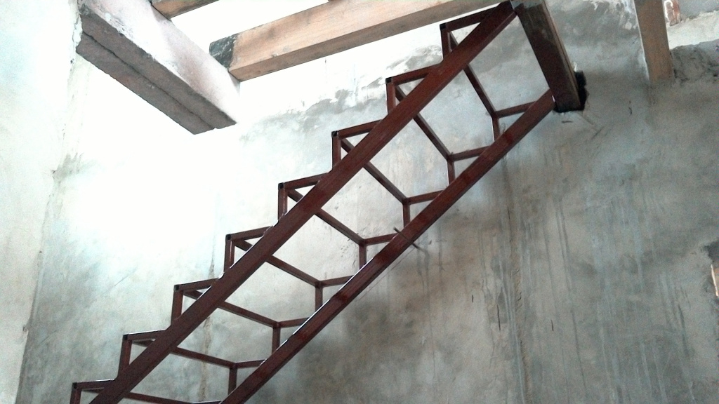сваренная лестница