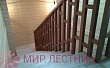Лестница из дуба с брашировкой (КП Фломандия)