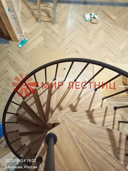 Винтовая лестница в КП Ларсен Парк