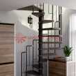 Винтовая лестница Spiral Loft Black D120 (D 120) («Мир Лестниц») Береза