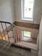 Лестница из бука на металлокаркасе в деревне Золотово