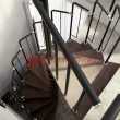 Винтовая лестница Spiral Loft Black D120 (D 120) («Мир Лестниц») Береза