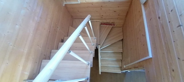 Модульная лестница в ДНТ Святая гора