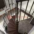 Винтовая лестница Spiral Loft Black D140 (D 140) («Мир Лестниц»)