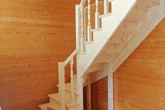 Лестница из сосны в СНТ Съяново 2