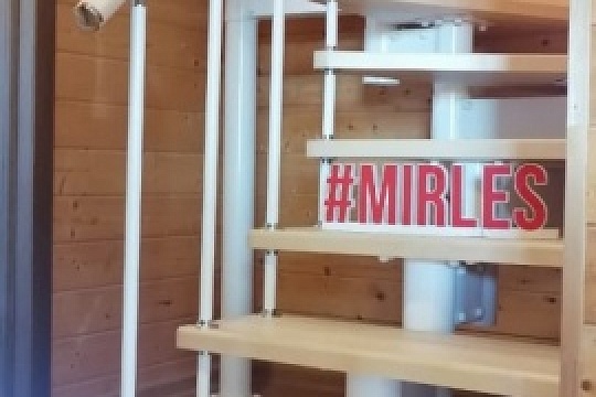 Модульная лестница в ДНТ Святая гора