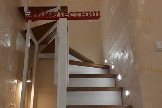 Металлокаркас с дубовыми ступенями, Москва