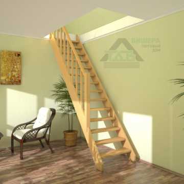 Деревянная лестница для чана