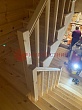 Деревянная лестница в СНТ Клён