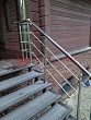 Уличная лестница со ступенями ДПК