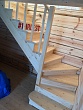 Деревянная лестница в деревне Гальчино