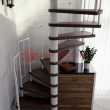 Винтовая лестница Spiral Loft White D120 (D 120) («Мир Лестниц») Береза