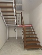 Лестница из бука на металлическом каркасе